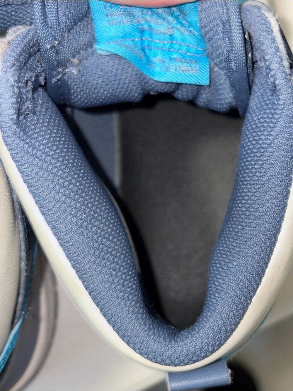 Nike Kids High-Top Sneakers in Navy, White & Bright Blue